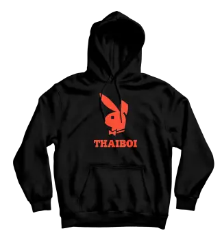 Thaiboi hoodie black red