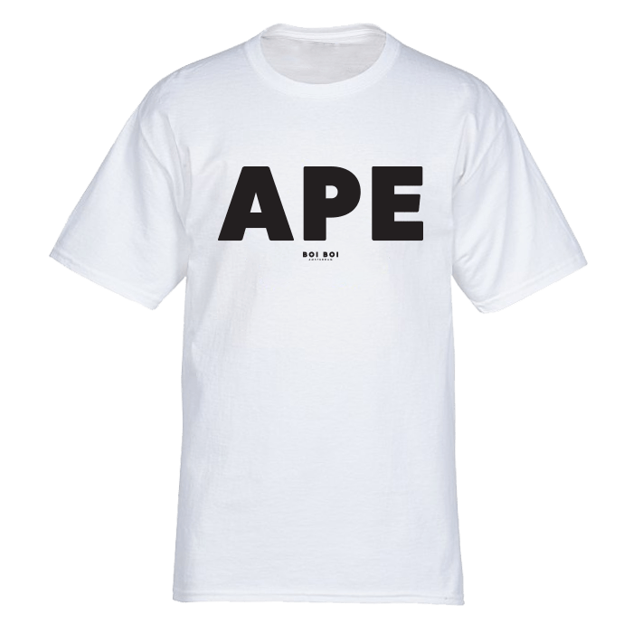 Ape Tee White - Boi Boi Shop