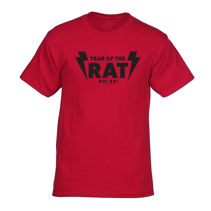 Year of the Rat Tee Red - Boi Boi Shop