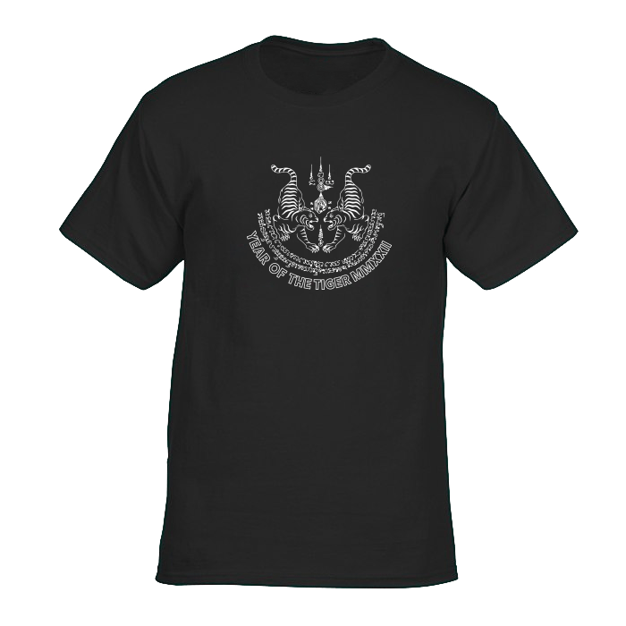 Year of the tiger tee black